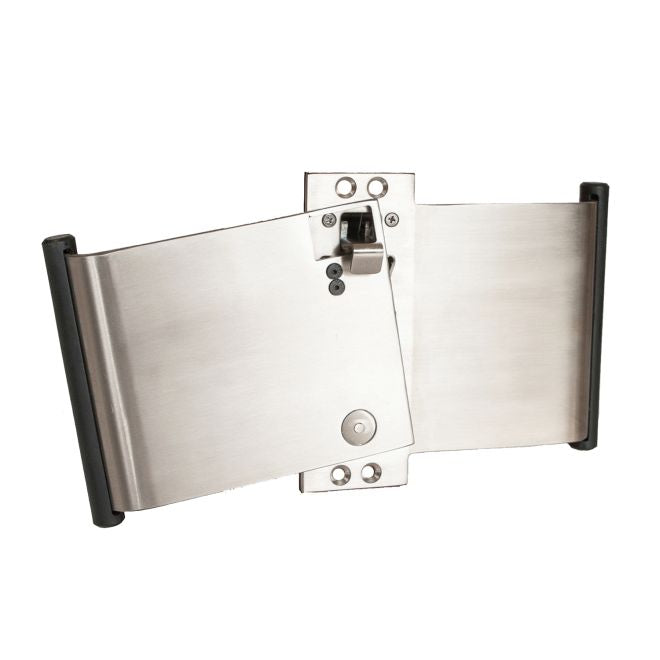 Trimco 1069FPALH3630 Left Hand ADA Full Privacy Pocket Door Pull for Frame Size A 4-3/4" to 5-1/2" Satin Stainless Steel Finish