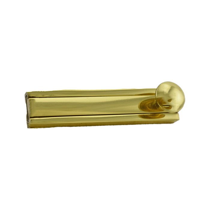 Ives Commercial 40B33 Solid Brass 3" Modern Surface Bolt Bright Brass Finish
