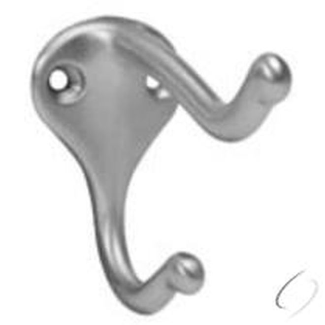 Ives Residential 571B26D Solid Brass Coat and Hat Hook Satin Chrome Finish
