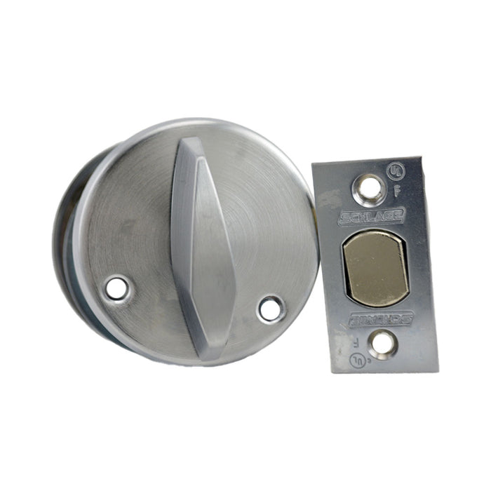 Schlage Commercial B663P626 Grade 1 Classroom Deadbolt C Keyway with 12296 Latch and 10094 Strike Satin Chrome Finish
