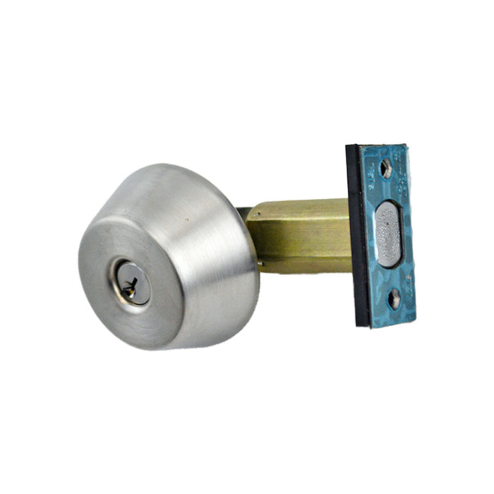 Yale Commercial D222626SCHC Double Cylinder Grade 2 Deadbolt with D34 Latch and D243 Strike and Schlage C Keyway US26D (626) Satin Chrome Finish