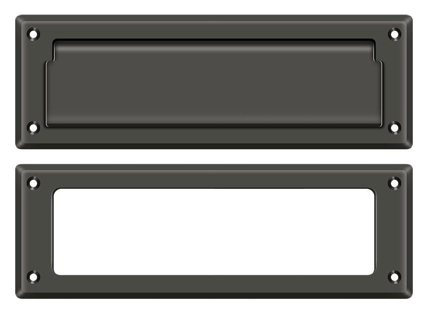 Deltana MS626U10B Mail Slot 8-7/8" with Interior Frame; Oil Rubbed Bronze Finish