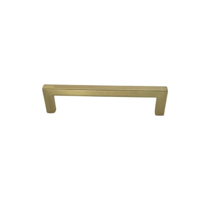 Pride Industrial P87227PB 5-1/2" Modern Square Cabinet Pull with 5" Center to Center Polished Brass Finish