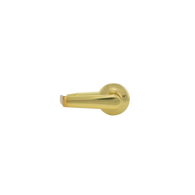 Schlage Commercial S210JSAT605 S200 Series Interconnected Entry Single Locking Full Size Less Core Saturn Lever with 16-481 Latch 10-109 Strike Bright Brass Finish