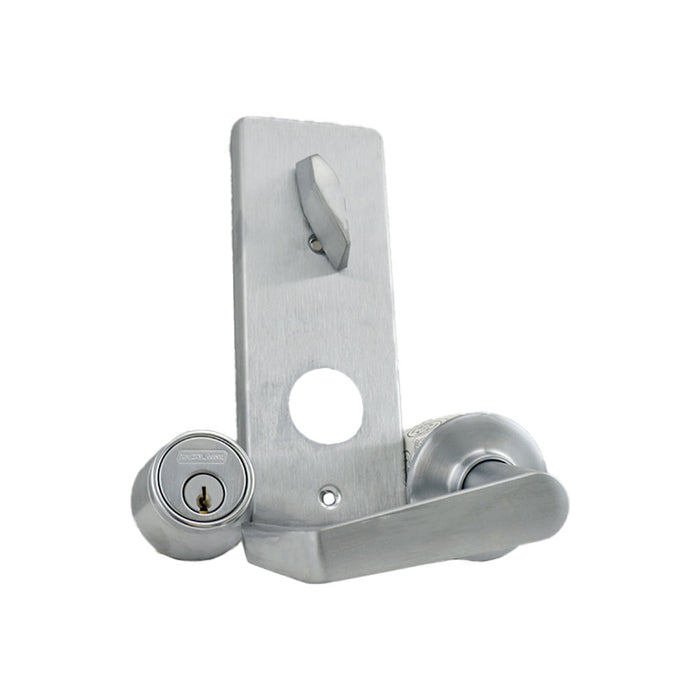 Schlage Commercial S210PSAT626 S200 Series Interconnected Entry Single Locking Saturn Lever C Keyway with 16-481 Latch 10-109 Strike Satin Chrome Finish
