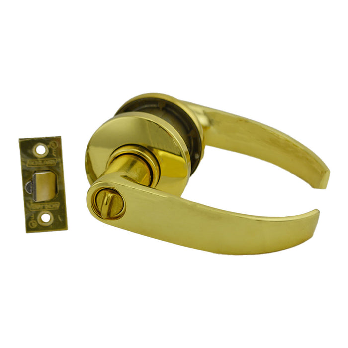 Schlage Commercial S51PNEP605 S Series Entry C Keyway Neptune with 16-203 Latch 10-001 Strike Bright Brass Finish