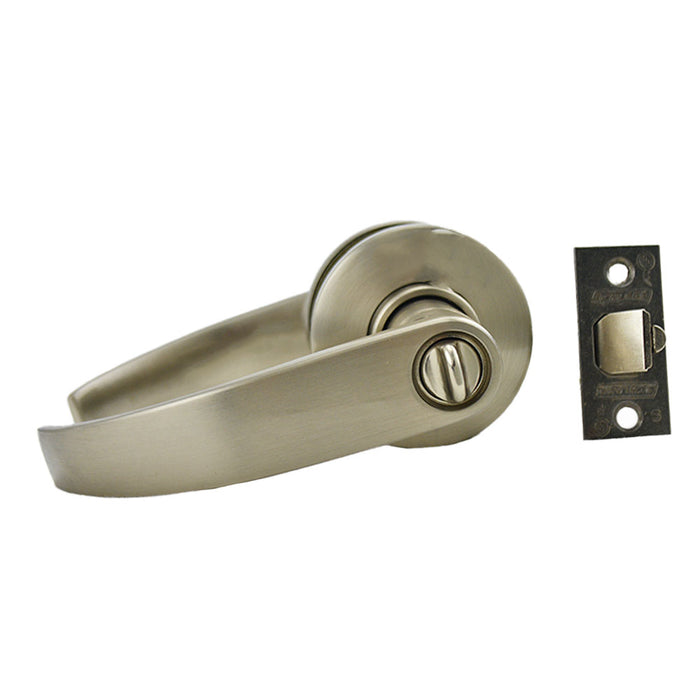 Schlage Commercial S51PNEP619 S Series Entry C Keyway Neptune with 16-203 Latch 10-001 Strike Satin Nickel Finish
