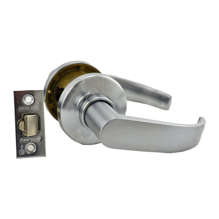 Schlage Commercial S80PNEP626 S Series Storeroom C Keyway Neptune with 16-203 Latch 10-001 Strike Satin Chrome Finish