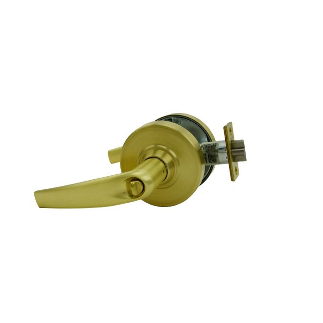 Entry Less Cylinder Athens with 13-247 Latch 10-025 Strike Satin Brass Finish