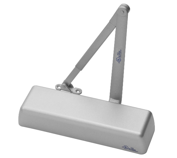 Tri Mount Non Hold Open Door Closer in 689 Aluminum Finish from a commercial door hardware manufacturer