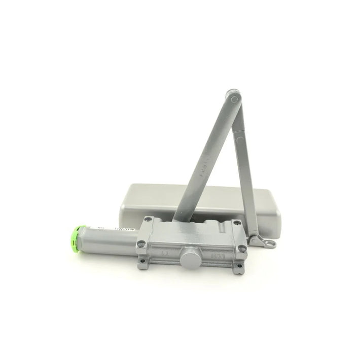Heavy Duty Surface Mounted Door Closer with Thru Bolts and Aluminum Finish
