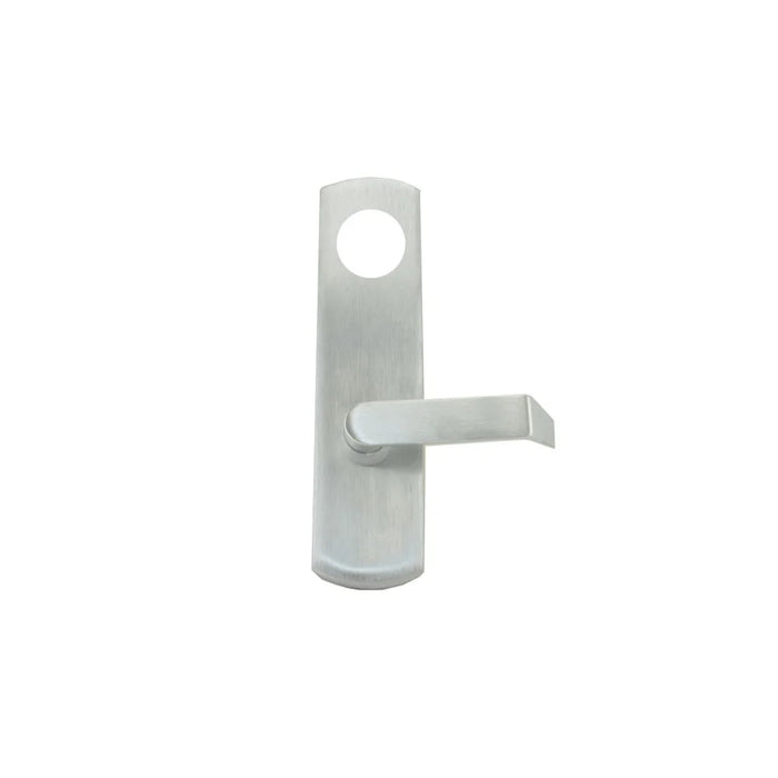 Right Hand Reverse Lever Night Latch Trim with Satin Chrome Finish