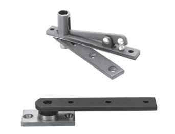 Floor Mount Center Hung Pivot Set with 320 Top Pivot Oil Rubbed Bronze Finish