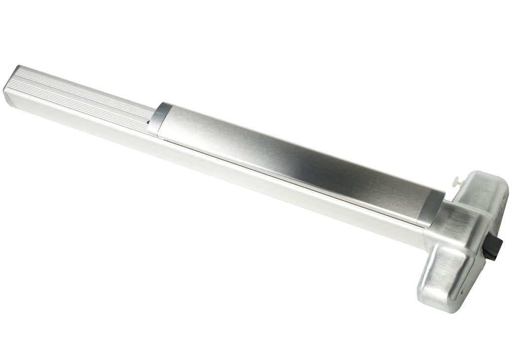 Rim Grooved Case Exit Device; 626 Satin Chrome Finish for Commercial Doors