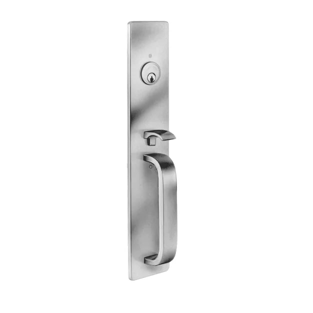 Best Precision 1705A630 Key Control Thumbpiece Pull Exit Trim with A Pull Satin Stainless Steel Finish