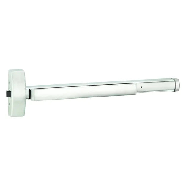 Best Precision FL21016303 Fire Rated 3' Apex Rim Wide Style Exit Only Device Satin Stainless Steel Finish