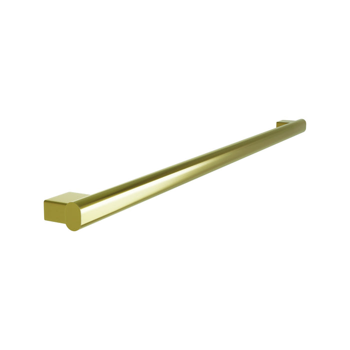 Grab Bar Oval, Stainless Satin, 42" Brushed Brass