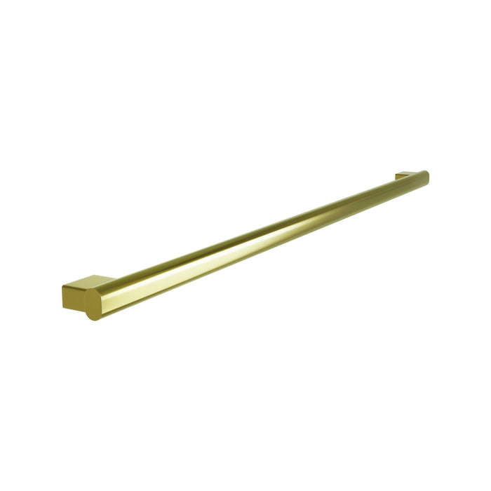 Grab Bar Oval, Stainless Satin, 48" Brushed Brass