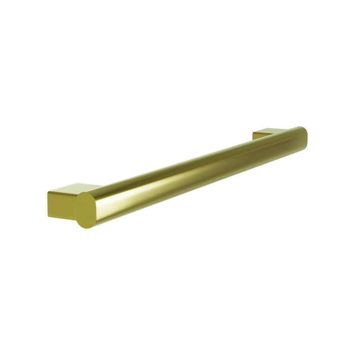 Grab Bar Oval, Stainless Satin, 24" Brushed Brass