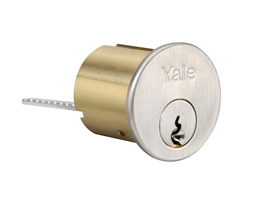 Yale Commercial 1109GB626 6 Pin Standard Rim Cylinder with GB Keyway US26D (626) Satin Chrome Finish