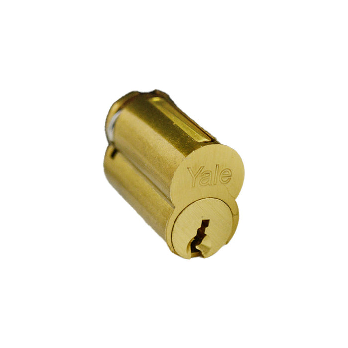 Yale Commercial 1210GA606 Large Format IC 6 Pin Cylinder with GA Keyway US4 (606) Satin Brass Finish