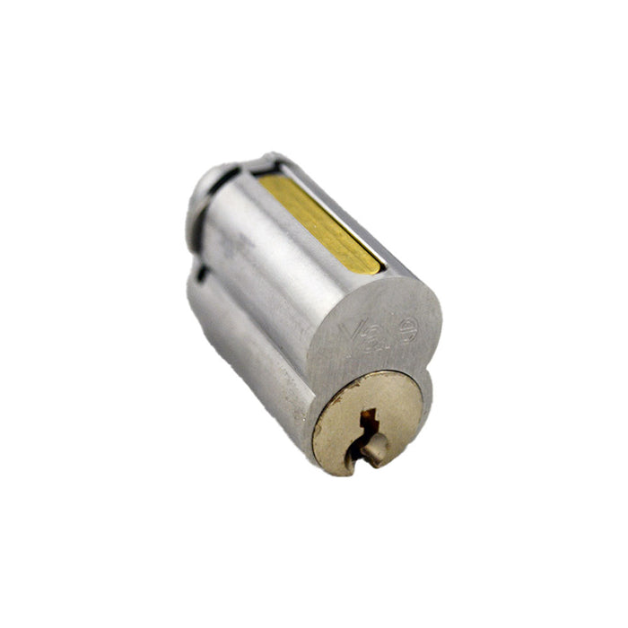 Yale Commercial 1210SD626 Large Format IC 6 Pin Cylinder with SD Keyway US26D (626) Satin Chrome Finish