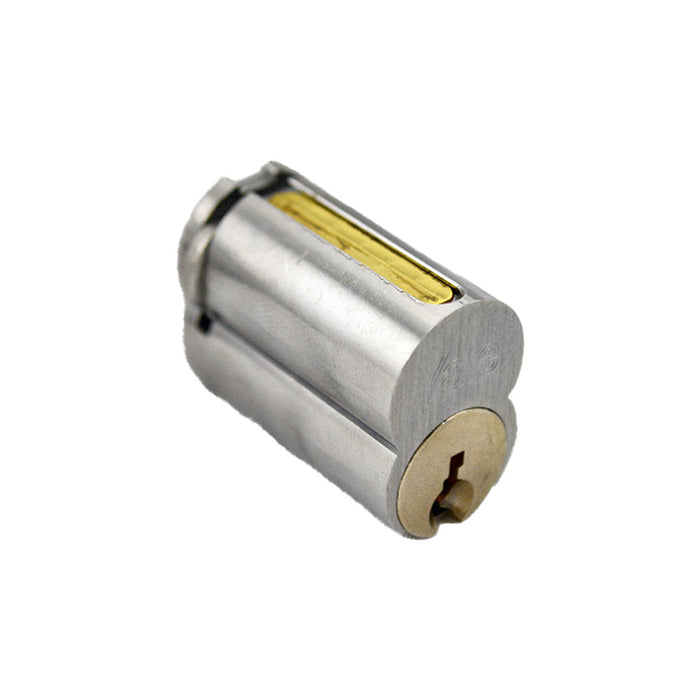 Yale Commercial 1210TA626 Large Format IC 6 Pin Cylinder with TA Keyway US26D (626) Satin Chrome Finish