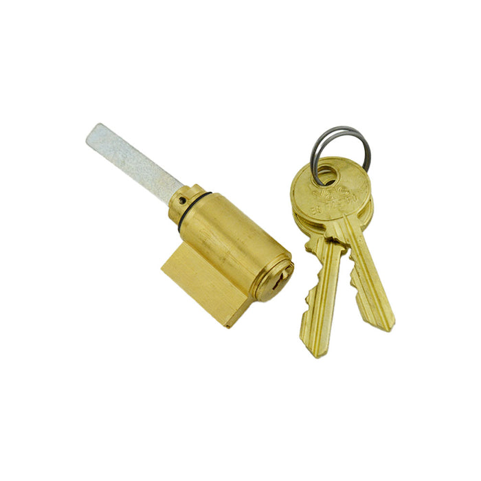 Yale Commercial 1802GB606 6 Pin Single Section GB Keyway Cylinder for Key in Levers (AU5400LN) US4 (606) Satin Brass Finish