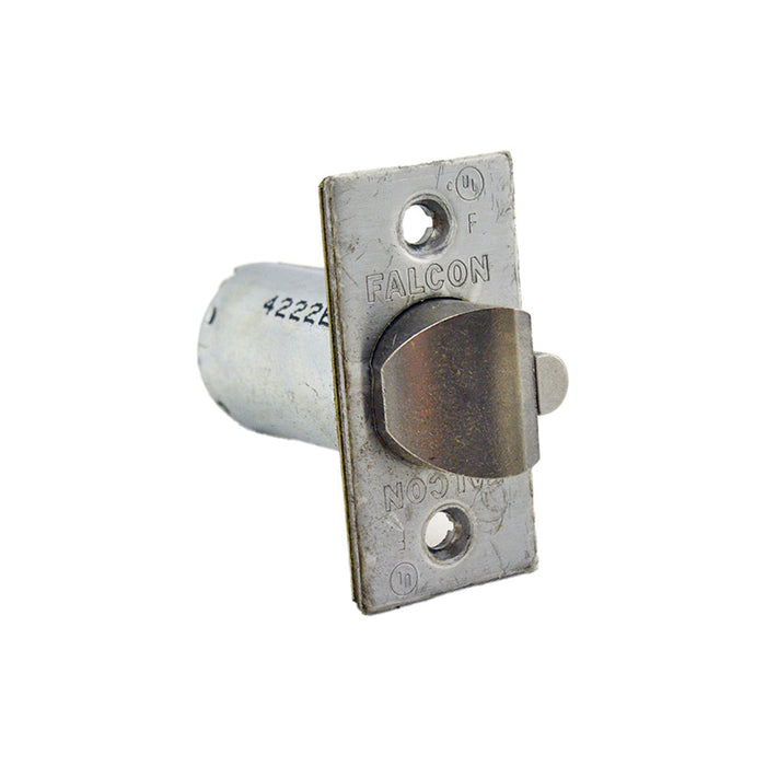 Falcon 23981160630 2-3/8" Square Corner 1" Face Dead Latch for T Series Satin Stainless Steel Finish