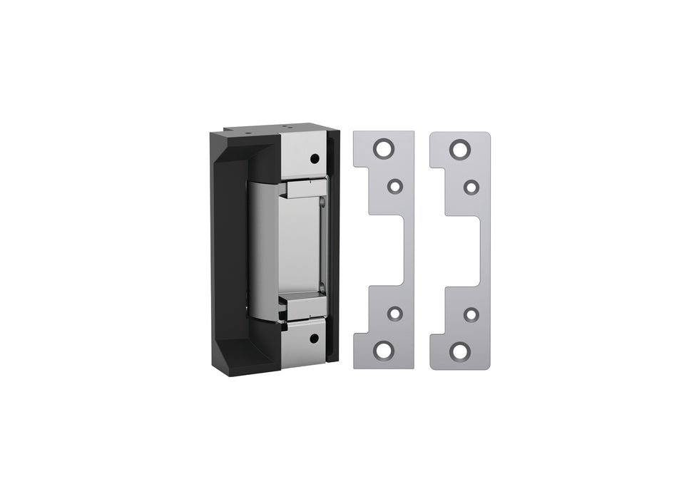Hes 5000C630 Electric Strike Kit with 501 and 501A Faceplates Satin Stainless Steel Finish