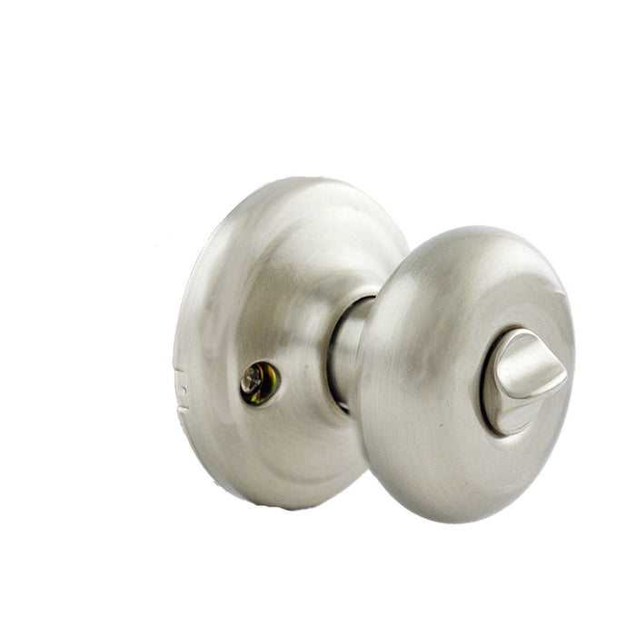 Kwikset 740H-15SV1 Hancock Knob Entry Door Lock SmartKey with New Chassis with 6AL Latch and RCS Strike Satin Nickel Finish