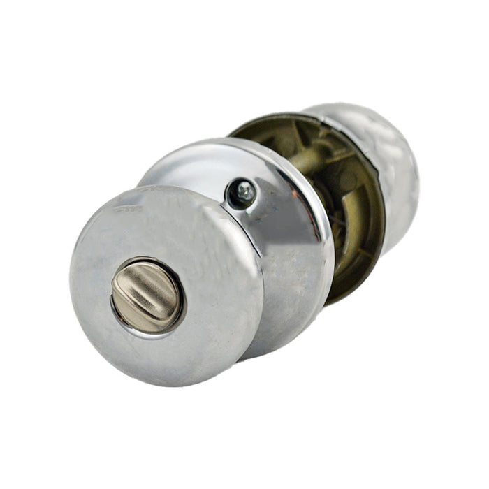 Kwikset 740H-26SV1 Hancock Knob Entry Door Lock SmartKey with New Chassis with 6AL Latch and RCS Strike Bright Chrome Finish