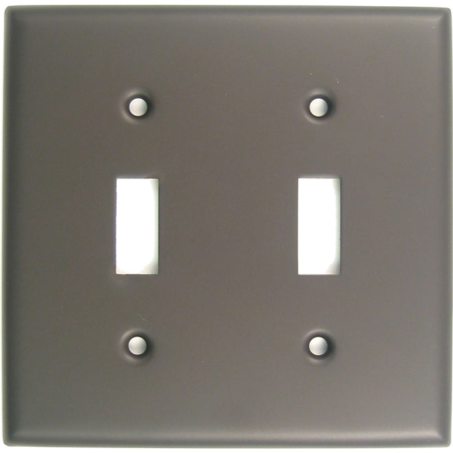 Rusticware 785ORB Double Toggle Switch Plate Oil Rubbed Bronze Finish