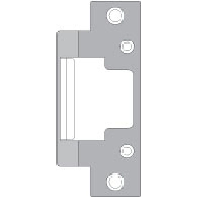 Hes 801E630 Faceplate for 8000 Strike Satin Stainless Steel Finish
