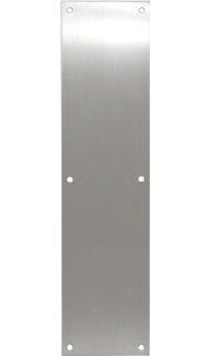 Ives Commercial 820026416 4" x 16" Push Plate Bright Chrome Finish