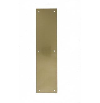 Ives Commercial 82004315 3-1/2" x 15" Push Plate Satin Brass Finish