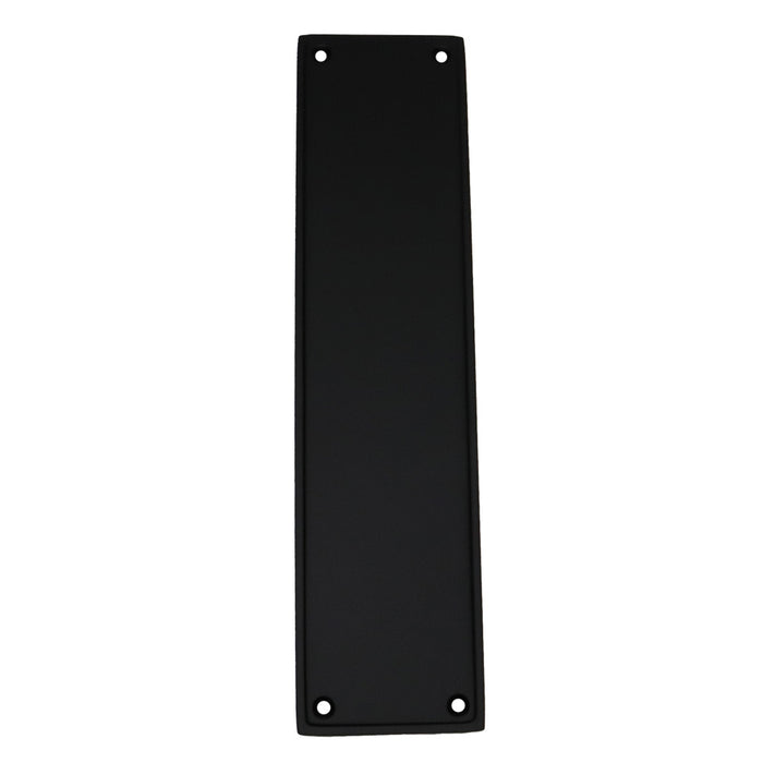 Emtek 86436US19 Modern Push Plate Flat Black Finish