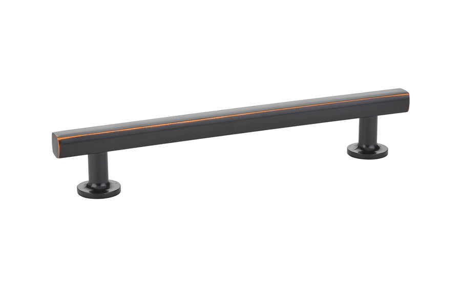 Emtek 86455US10B Freestone Cabinet Pull with 6" Center to Center Oil Rubbed Bronze Finish