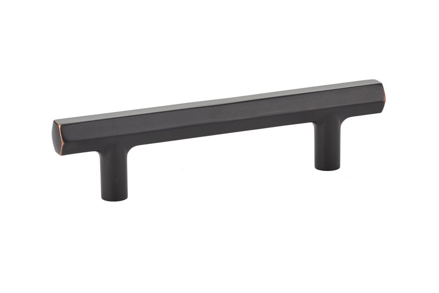 Emtek 86459US10B Mod Hex Cabinet Pull with 3-1/2" Center to Center Oil Rubbed Bronze Finish