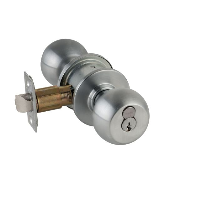 Schlage Commercial A53RORB626 A Series Entry Full Size Interchangeable Core Orbit Lock C Keyway with 11085 Latch 10001 Strike Satin Chrome Finish