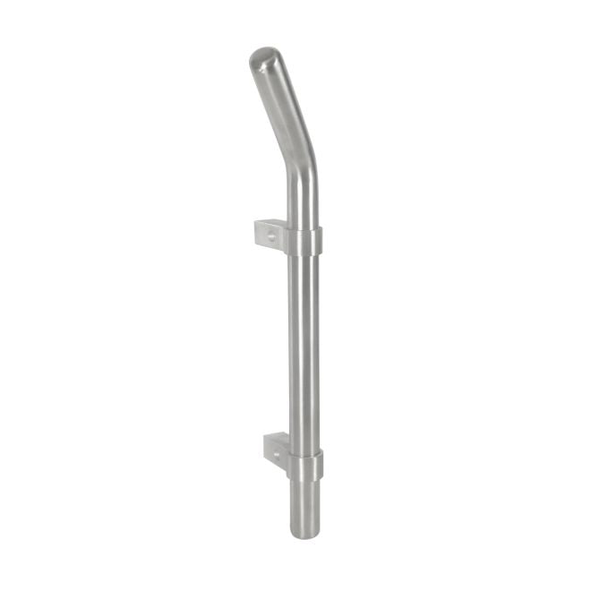 Trimco AP331E194630 Hands Free Adjustable Door Pull Straight with E Mounting for 1-3/4" Door Healthy Hardware Satin Stainless Steel Finish
