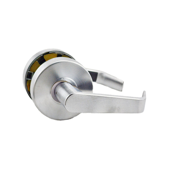 Yale Commercial AU4608LN626 Classroom Augusta Lever Grade 2 Cylindrical Lock with Para Keyway, MCD234 Latch, and 497-114 Strike US26D (626) Satin Chrome Finish