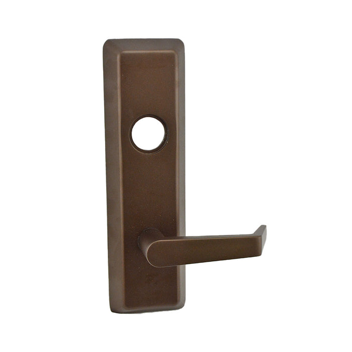 Yale Commercial AU626F613ERHR Right Hand Reverse Augusta Lever Classroom Escutcheon Cylinder Exit Device Trim US10BE (613E) Oil Rubbed Bronze Finish
