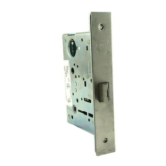Sargent BP821526D Passage Mortise Lock Body with Faceplate; Strike; and Mounting Screws Satin Chrome Finish