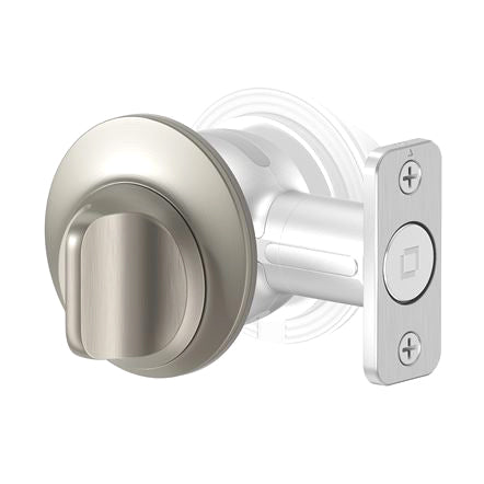 Level Lock Touch Edition C-L11U Single Cylinder Deadbolt with Smart Level Lock and Bluetooth Capacitive Touch Technology with Schlage C Keyway and Adjustable Backset Satin Chrome Finish