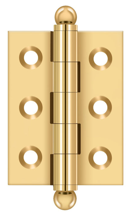 Deltana CH2015CR003 2" x 1-1/2" Hinge; with Ball Tips; Lifetime Brass Finish