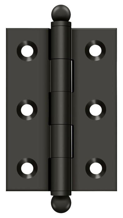 Deltana CH2517U10B 2-1/2" x 1-11/16" Hinge; with Ball Tips; Oil Rubbed Bronze Finish