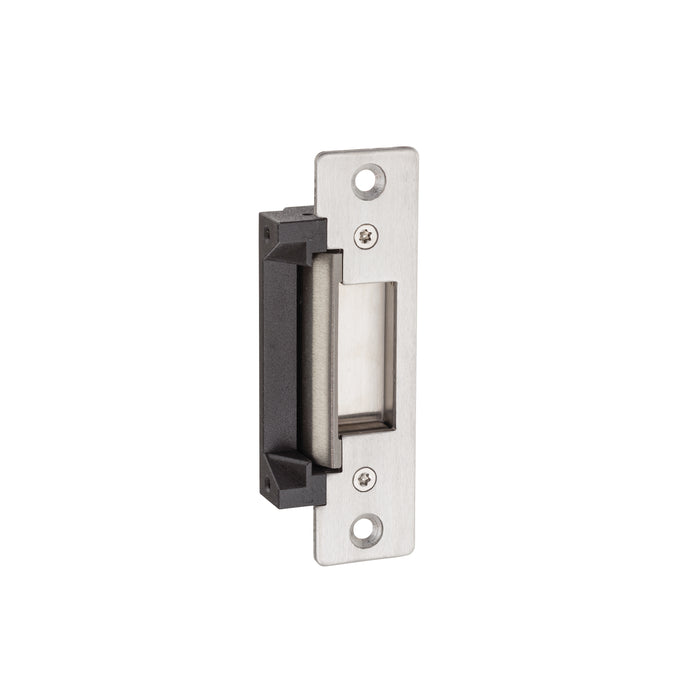 Locknetics CS45032D 9/16" Field Selectable 12 / 24 Volt Cylindrical Electric Strike with Round and Square Faceplates