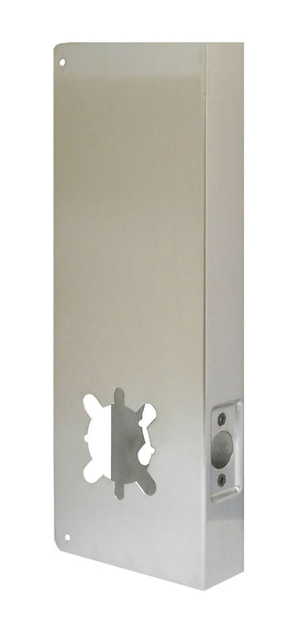 Don-Jo CW142S Classic Wrap Around for Simplex 1000 and Alarm LocK DL2500; 2700; 3000 with 2-3/4" Backset and 1-3/4" Door with Key in Lever Prep Stainless Steel Finish