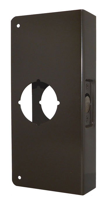 Don-Jo CW210B Classic Wrap Around for Cylindrical Door Lock with 2-1/8" Hole for 2-3/8" Backset and 1-3/4" Door Oil Rubbed Bronze Finish